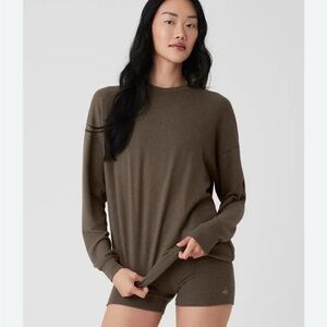 ALO Yoga Heather Gray Pullover